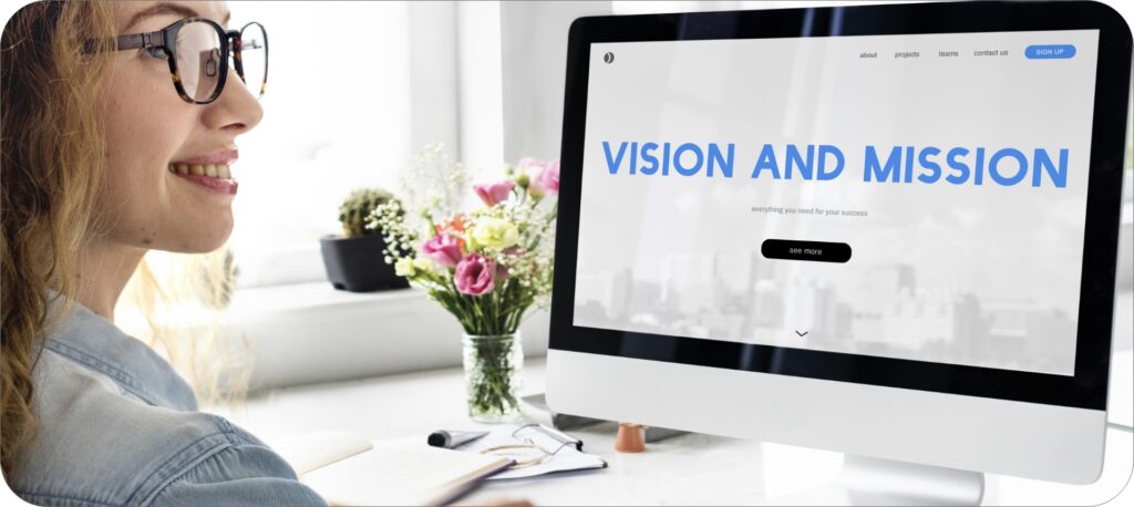 création site web vision